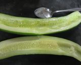 きゅうりと油揚げの酢味噌和え（もみうり）作り方1写真