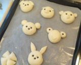 動物♪?♪かぼちゃあんパン作り方8写真