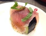 水ナスと生ハムのカルパッチョ作り方4写真