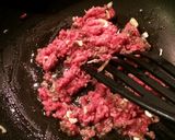 フライパン一つで♪定番甘辛そぼろの肉豆腐作り方2写真