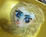 ありのままの　アナと雪の女王キャラ弁作り方1写真