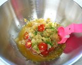 レンジで♪茄子トマトの大蒜おろしポン酢♡作り方3写真