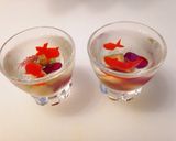 夏のおもてなしに☆涼！金魚鉢風ゼリー寄せ作り方6写真