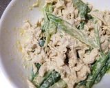 ささみとアスパラのわさびマヨ和え作り方6写真