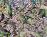 焼き肉のたれで夏野菜の肉味噌風♪作り方5写真
