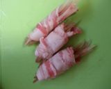 簡単！ミョウガの肉巻き♡照り焼き風味作り方3写真