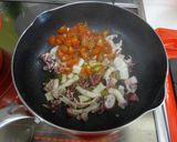 ヤリイカ★トマトの濃厚ジェノベーゼパスタ作り方4写真