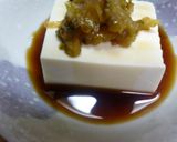 ゴーヤの佃煮をのせた冷奴作り方2写真
