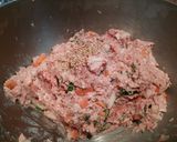 青じそ爽やか♪野菜たっぷり胡麻ハンバーグ作り方2写真