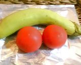 なす & トマト の重ねチーズ焼き♪作り方1写真
