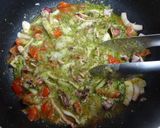 ヤリイカ★トマトの濃厚ジェノベーゼパスタ作り方6写真