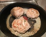 青じそ爽やか♪野菜たっぷり胡麻ハンバーグ作り方7写真
