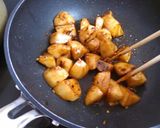 じゃが芋のピリ辛甘味噌煮作り方3写真