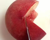 柔らかい桃でも！いためないで切る方法作り方4写真