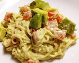 わさびが重要☆アボカドクリームそうめん作り方5写真