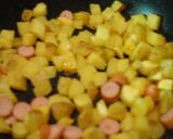 ポテトとトマトのスパニッシュオムレツ♪作り方3写真