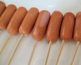 子供も喜ぶ~プチ☆アメリカンドッグ♪作り方3写真