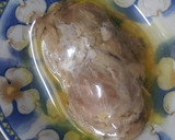 蒸し鶏とオナスと彩り野菜の冷やしうどん作り方1写真