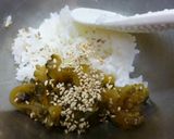 ゴーヤの佃煮のおにぎり作り方1写真