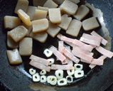こんにゃくとベーコンのコンソメカレー炒め作り方5写真