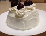 オーブンなしで作るデコレーションケーキ作り方11写真