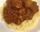 ミートボール in ミートスパゲッティ作り方11写真