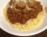 ミートボール in ミートスパゲッティ作り方12写真