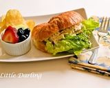 チキンサンドイッチ♥コストコのチキン缶で作り方2写真