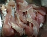 33 鶏胸肉のスティック揚げ とり天風作り方1写真