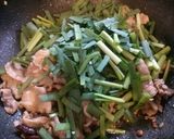 豚こまとニラの四川風ピリ辛炒め作り方5写真
