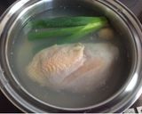 鶏胸肉で棒棒鶏とスープ作り方3写真