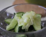 簡単副菜✿胡瓜と鶏胸肉の塩レモン和え✿作り方4写真
