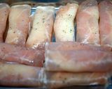 生ハム白桃巻き作り方1写真