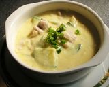 鶏モモ肉とズッキーニのクリームシチュー♪作り方5写真