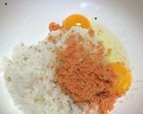 簡単ほぐしシャケの「包まない」オムライス作り方5写真