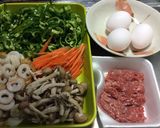 簡単ランチ ピーマン丼作り方1写真