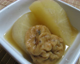簡単でおいしい♪がんもと大根の煮物作り方4写真