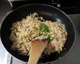 ひとりランチ☆白だしで簡単パラパラ炒飯作り方5写真