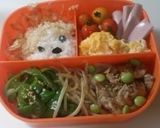 愛されモンチッチのヘルシーキャラ弁作り方6写真