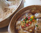 豚バラの胡椒つけそば作り方6写真