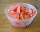 塩レモン入り☆手作りトマトジュース作り方1写真