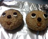 似てないけど、モンチッチ風デコにぎり作り方15写真