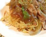 ＊豚とレタスのあんかけそば＊作り方5写真