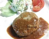 豆腐入り煮込みハンバーグ♪作り方9写真