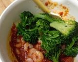 エビとブロッコリーの冷たいトマトパスタ作り方3写真