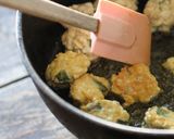 簡単◎大葉と豆腐の甘辛フワフワつくね作り方4写真