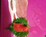 ちょー簡単！豚肉の明太シソ巻き作り方1写真