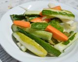 ぽりぽり野菜の彩りピクルス作り方3写真