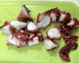 タコとポテトのクリームソース作り方2写真
