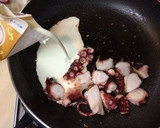 タコとポテトのクリームソース作り方3写真